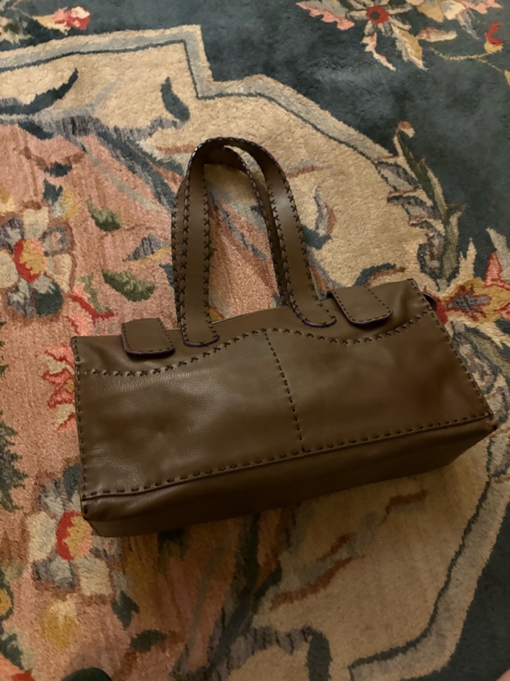 RD2 (Randell Dodge) Classic Brown Women's Leather Tote Bag